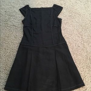 Little Black Linen Dress